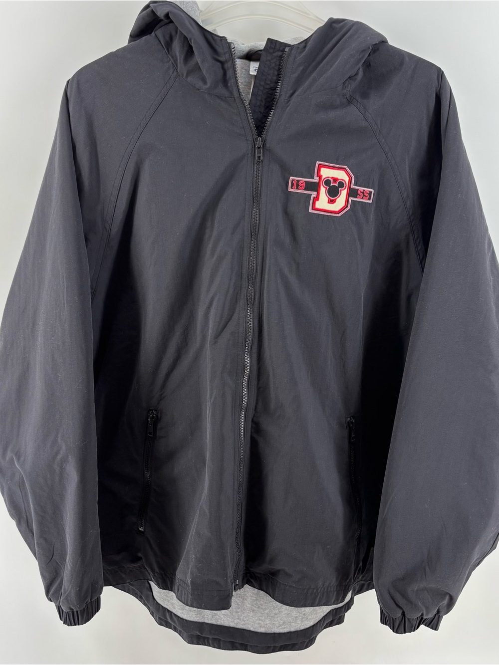 Vintage Y2K Disneyland 1955 Jacket Size L  Black